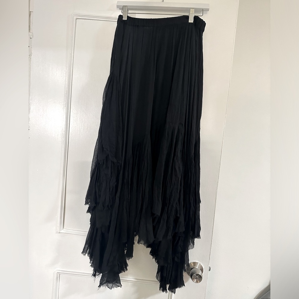 Free People One Clover Skirt in Black NWT